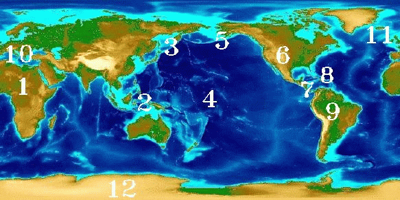 Ring of fire diagram